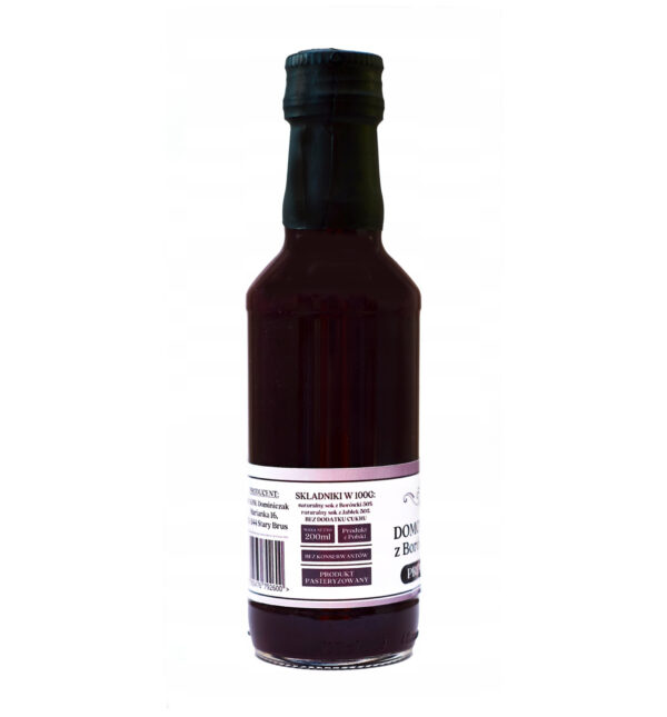 Domowy syrop z borówki i jabłka bez dodatku cukru 200ml - obrazek 2