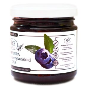 Domowa-Konfitura-z-Borowki-z-Chia-200g-Bez-Dodatku-Cukru-bez-Konserwantow-EAN-GTIN-5905476792617