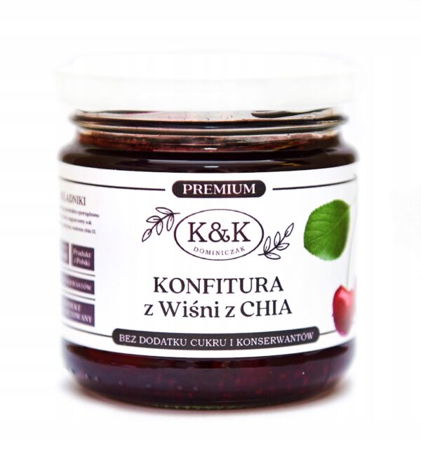 Konfitura-z-Wisni-z-Chia-Bez-Dodatku-Cukru-Bez-Konserwantow