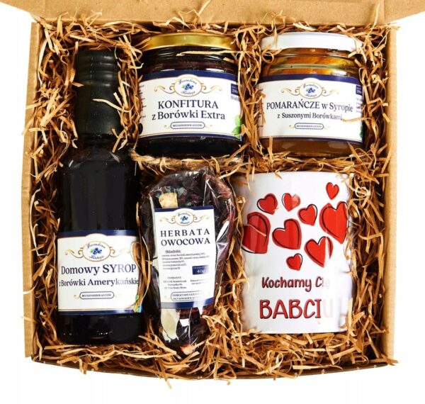 Prezent dla Babci z Naturalnych Produktów (Zestaw Premium Bez Konserwantów)