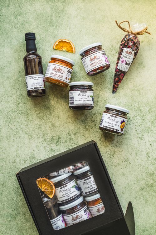 Zestaw Prezentowy RÓŻANA UCZTA – Konfitury, Syropy, Herbatki Premium - obrazek 4