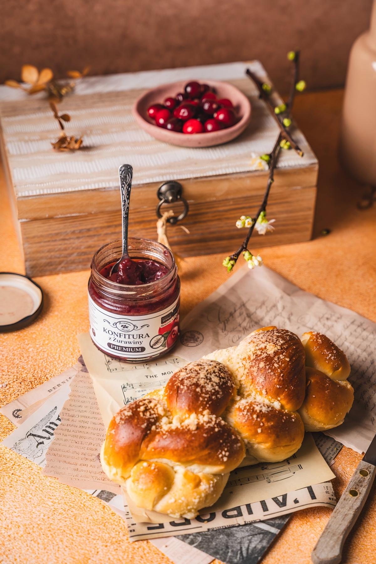 Konfitura z Żurawiny BEZ CUKRU Domowa Manufaktura 100% Naturalna Rękodzieło - obrazek 3